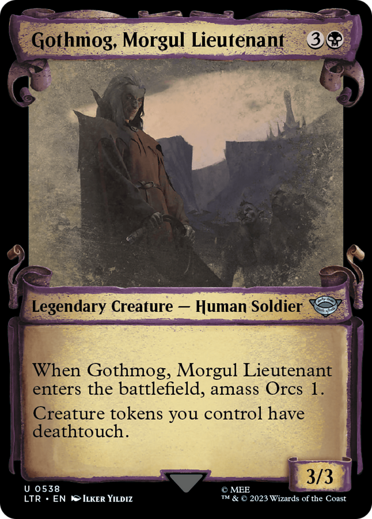 Gothmog, Morgul Lieutenant [The Lord of the Rings: Tales of Middle-Earth Showcase Scrolls] | Boutique FDB TCG