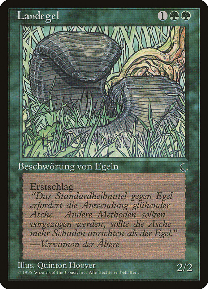 Land Leeches (German) - "Landegel" [Renaissance] | Boutique FDB TCG