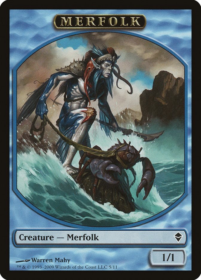 Merfolk Token [Zendikar Tokens] | Boutique FDB TCG