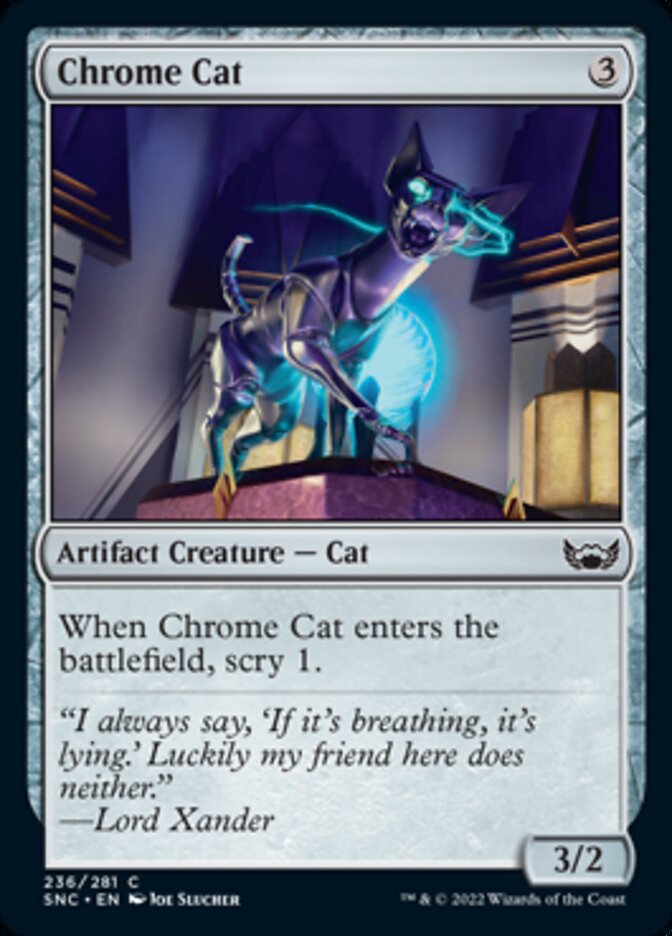 Chrome Cat [Streets of New Capenna] | Boutique FDB TCG