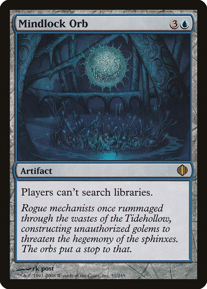 Mindlock Orb [Shards of Alara] | Boutique FDB TCG