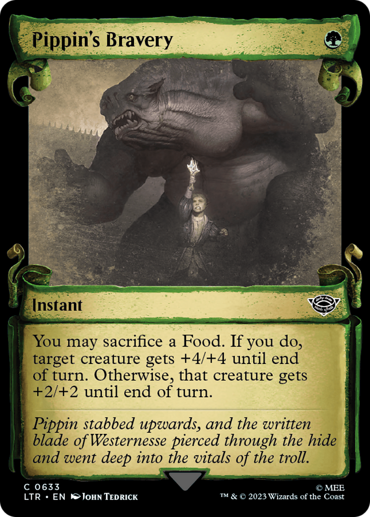Pippin's Bravery [The Lord of the Rings: Tales of Middle-Earth Showcase Scrolls] | Boutique FDB TCG