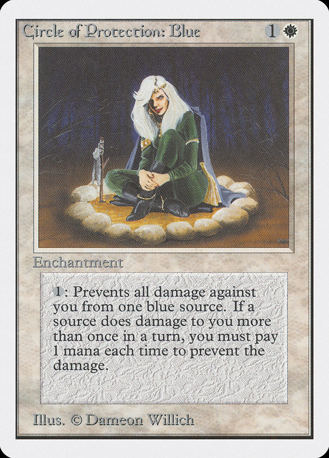 Circle of Protection: Blue [Unlimited Edition] | Boutique FDB TCG