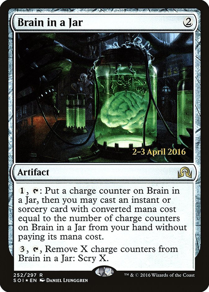 Brain in a Jar [Shadows over Innistrad Prerelease Promos] | Boutique FDB TCG