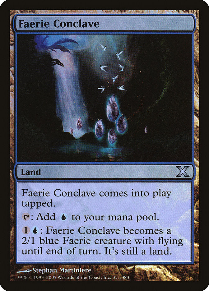 Faerie Conclave (Premium Foil) [Tenth Edition] | Boutique FDB TCG