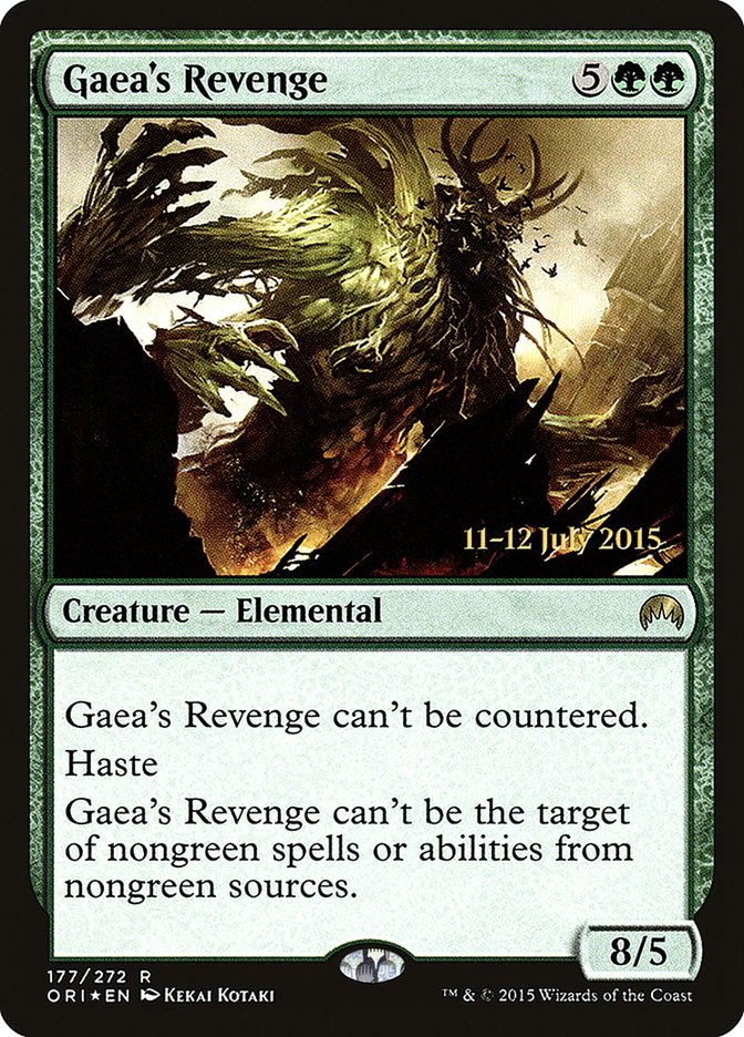 Gaea's Revenge [Magic Origins Prerelease Promos] | Boutique FDB TCG