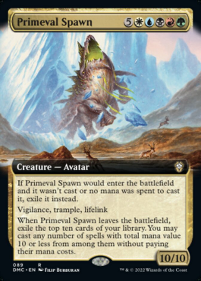 Primeval Spawn (Extended Art) [Dominaria United Commander] | Boutique FDB TCG