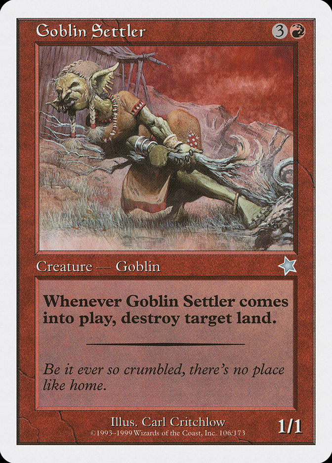 Goblin Settler [Starter 1999] | Boutique FDB TCG