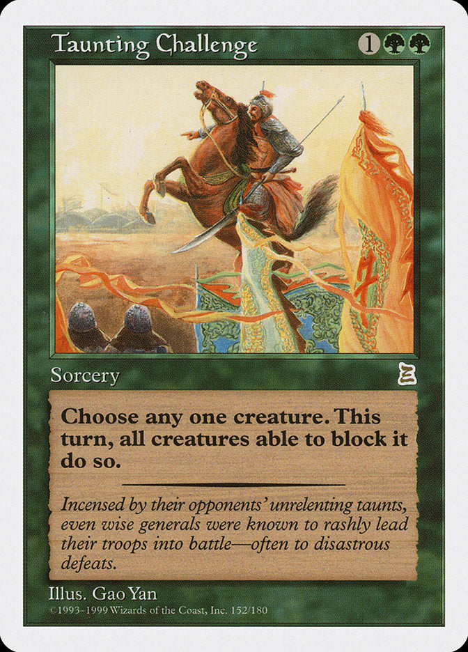 Taunting Challenge [Portal Three Kingdoms] | Boutique FDB TCG