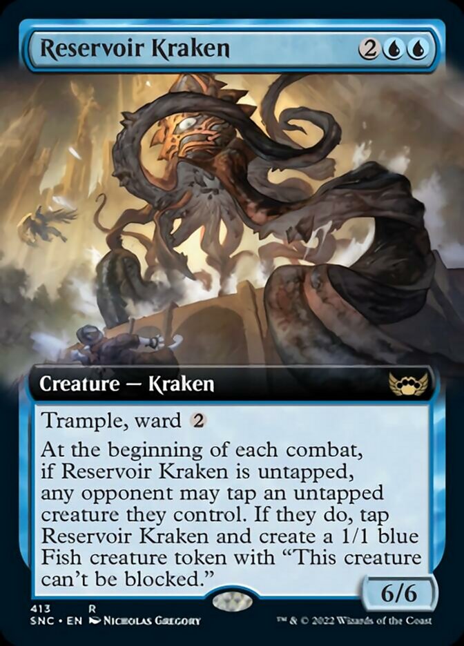 Reservoir Kraken (Extended Art) [Streets of New Capenna] | Boutique FDB TCG