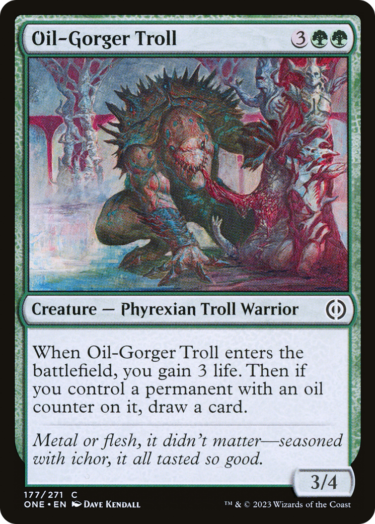 Oil-Gorger Troll [Phyrexia: All Will Be One] | Boutique FDB TCG