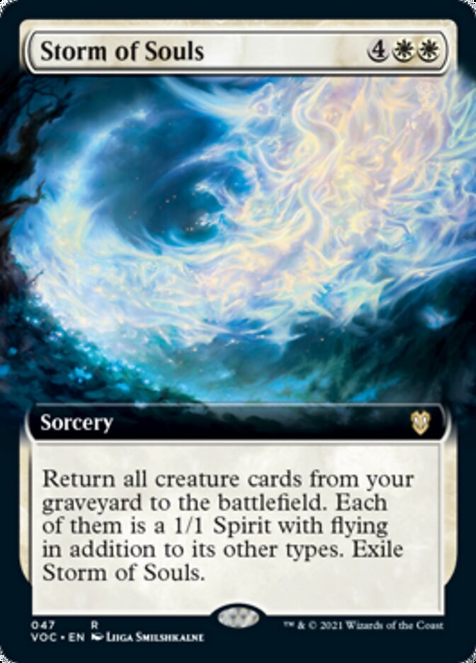 Storm of Souls (Extended Art) [Innistrad: Crimson Vow Commander] | Boutique FDB TCG