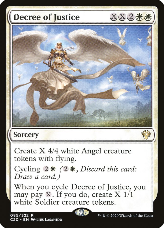 Decree of Justice [Commander 2020] | Boutique FDB TCG