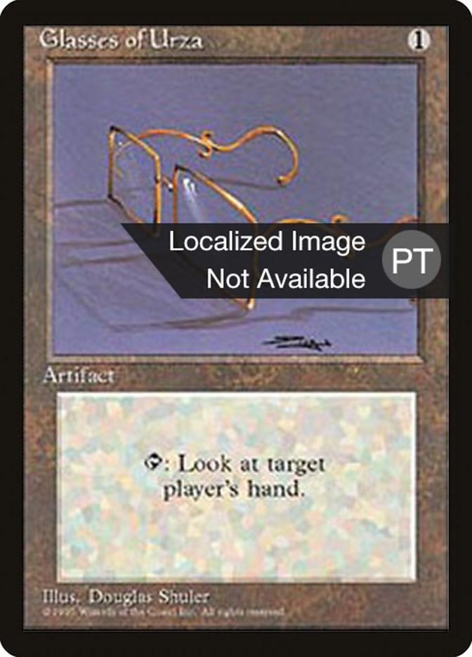 Glasses of Urza [Fourth Edition (Foreign Black Border)] | Boutique FDB TCG