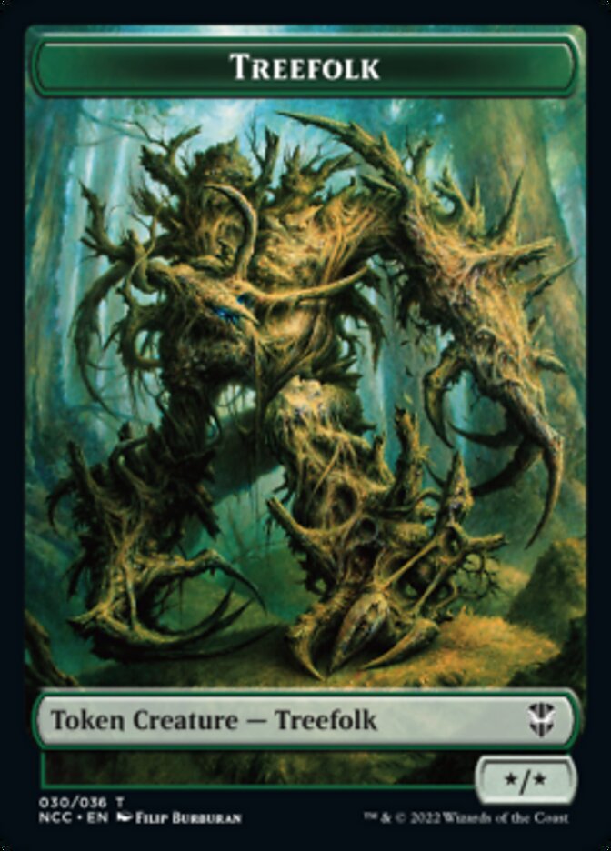 Treefolk // Spider Double-Sided Token [Streets of New Capenna Commander Tokens] | Boutique FDB TCG