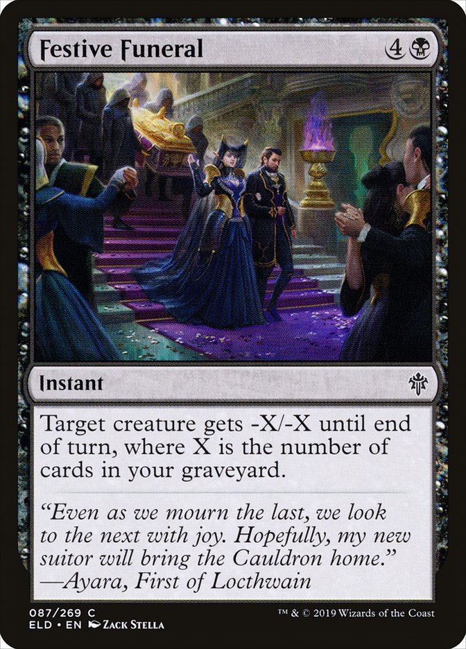 Festive Funeral [Throne of Eldraine] | Boutique FDB TCG