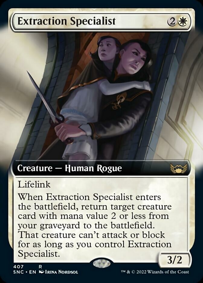 Extraction Specialist (Extended Art) [Streets of New Capenna] | Boutique FDB TCG