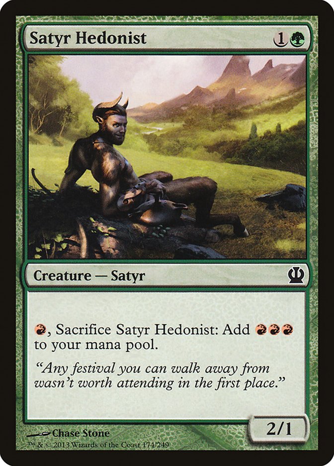 Satyr Hedonist [Theros] | Boutique FDB TCG