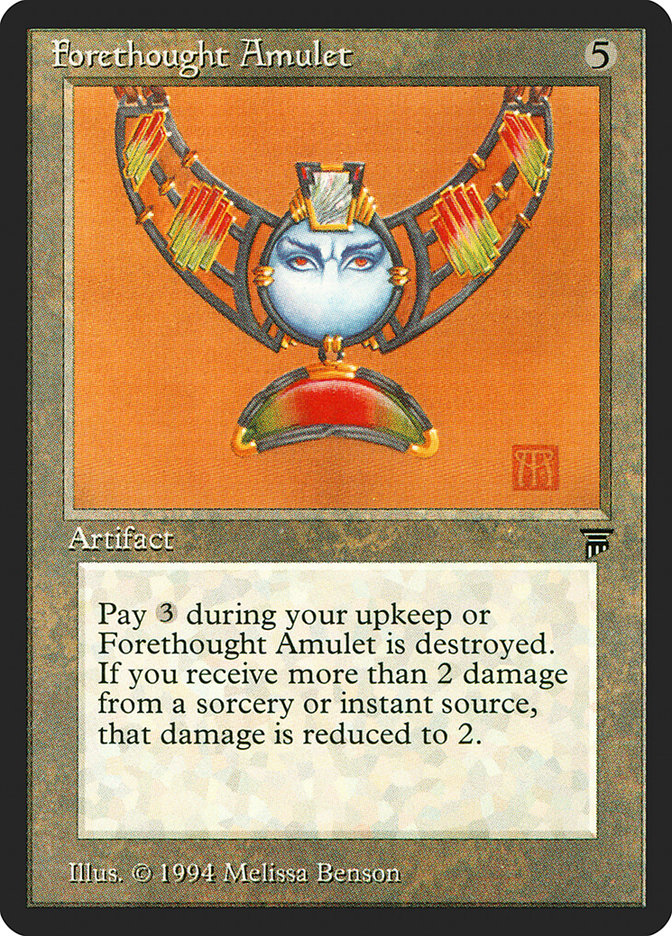 Forethought Amulet [Legends] | Boutique FDB TCG