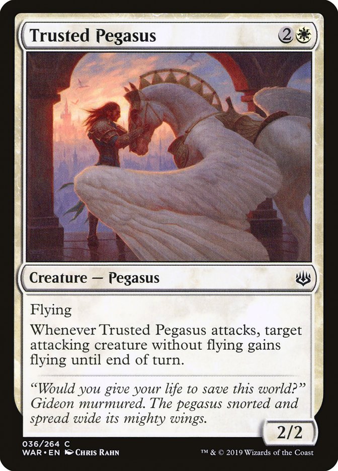 Trusted Pegasus [War of the Spark] | Boutique FDB TCG