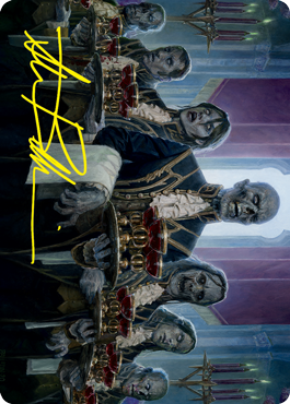 Dying to Serve Art Card (Gold-Stamped Signature) [Innistrad: Crimson Vow Art Series] | Boutique FDB TCG