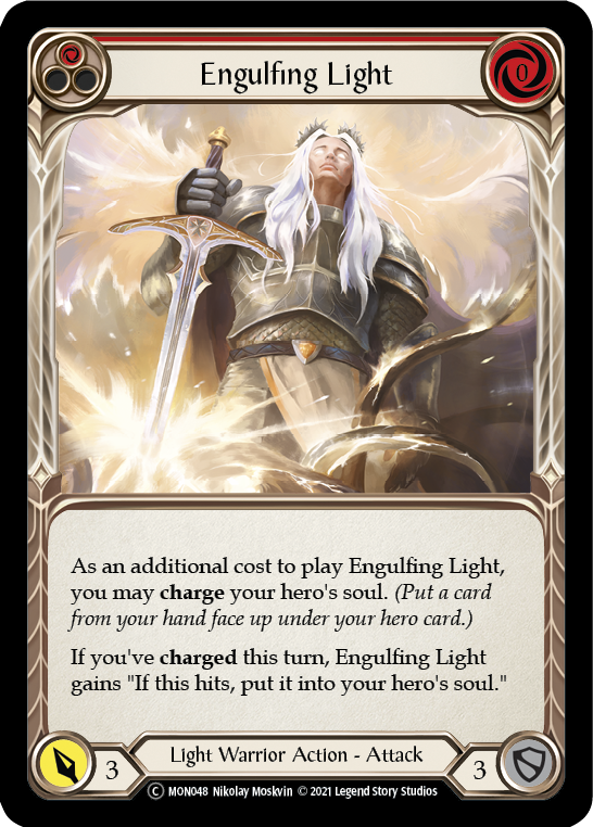 Engulfing Light (Red) [U-MON048] (Monarch Unlimited)  Unlimited Normal | Boutique FDB TCG
