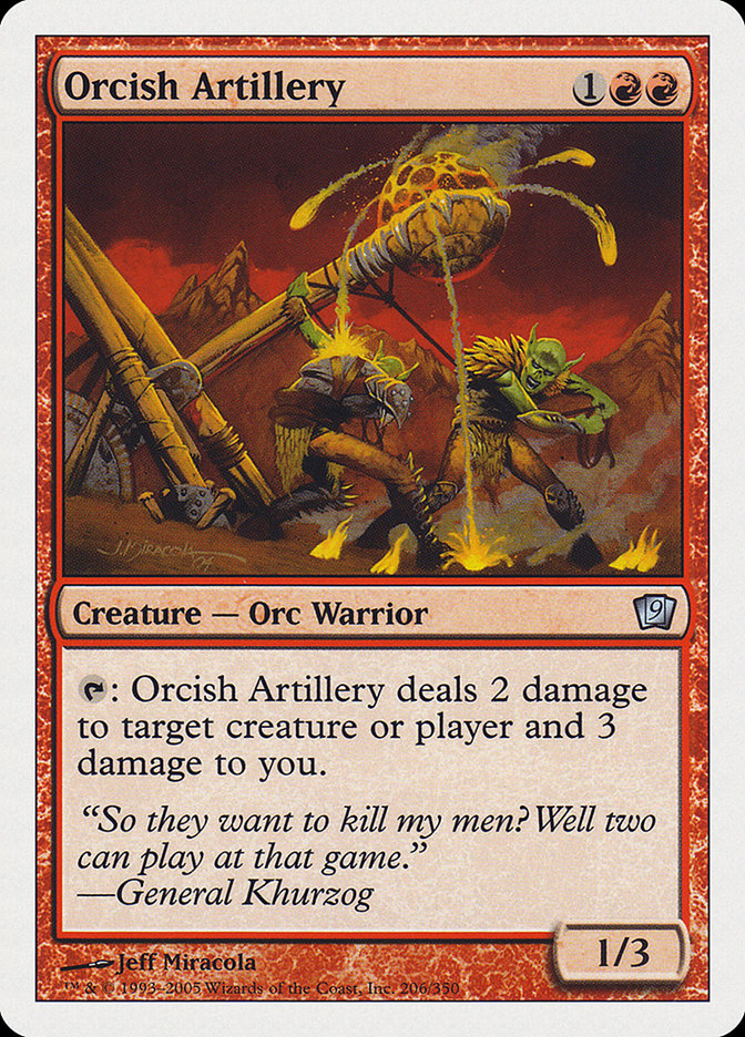 Orcish Artillery [Ninth Edition] | Boutique FDB TCG