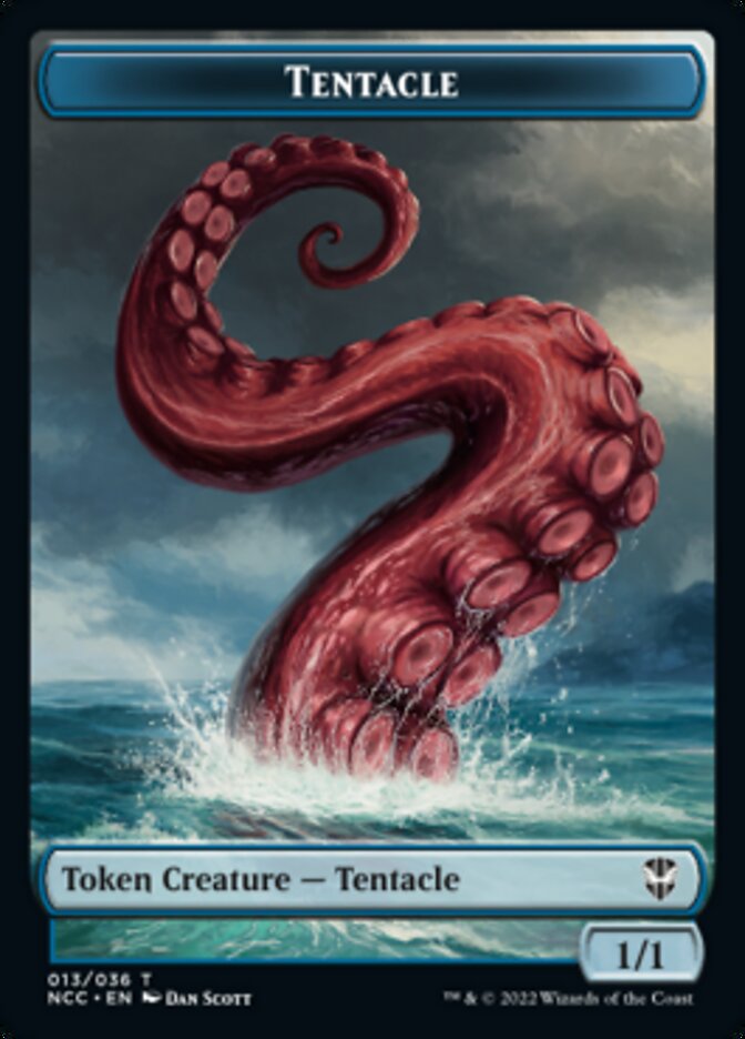 Tentacle // Champion of Wits Double-Sided Token [Streets of New Capenna Commander Tokens] | Boutique FDB TCG