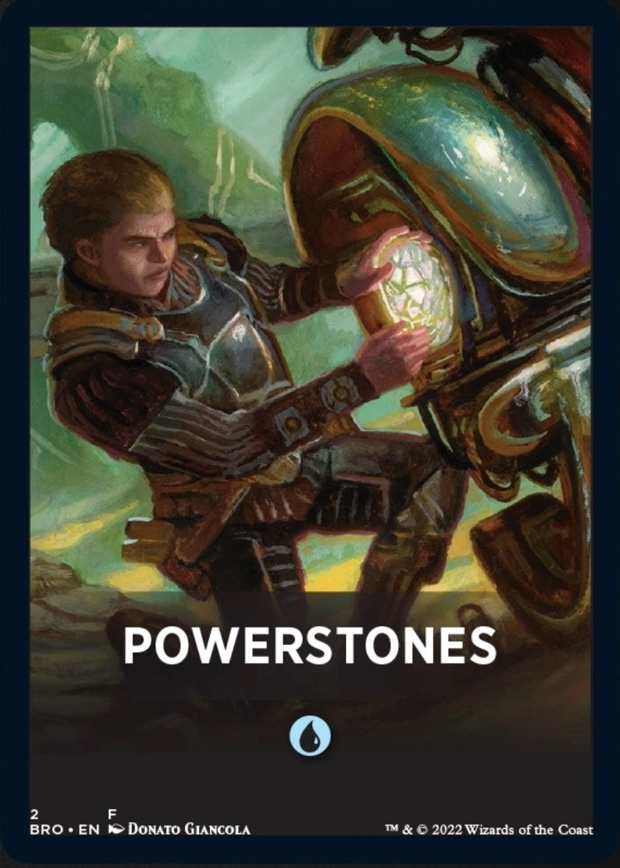 Powerstones Theme Card [The Brothers' War Tokens] | Boutique FDB TCG