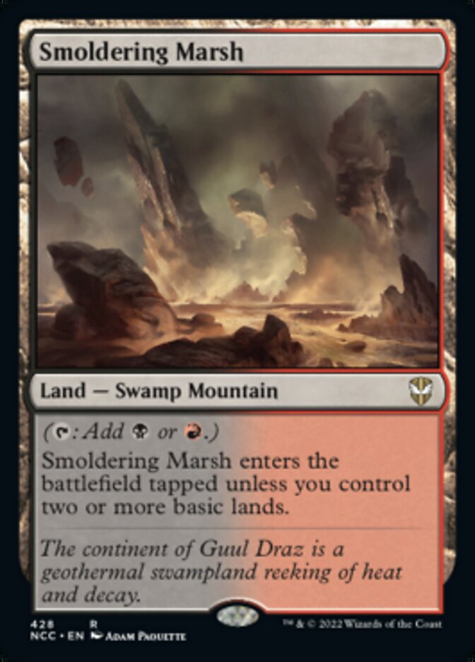 Smoldering Marsh [Streets of New Capenna Commander] | Boutique FDB TCG