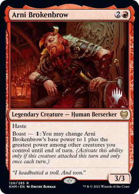 Arni Brokenbrow (Promo Pack) [Kaldheim Promos] | Boutique FDB TCG