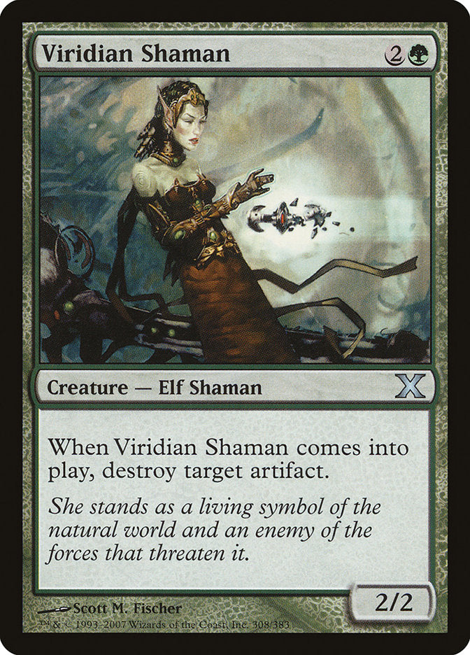 Viridian Shaman [Tenth Edition] | Boutique FDB TCG