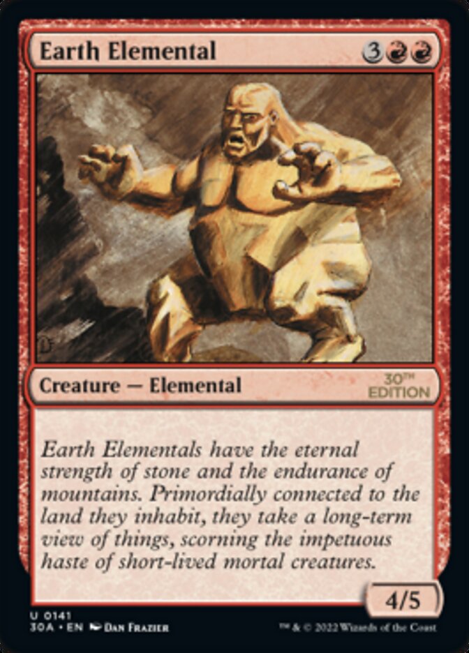 Earth Elemental [30th Anniversary Edition] | Boutique FDB TCG