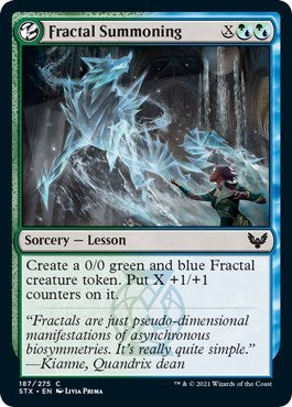 Fractal Summoning [Strixhaven: School of Mages] | Boutique FDB TCG