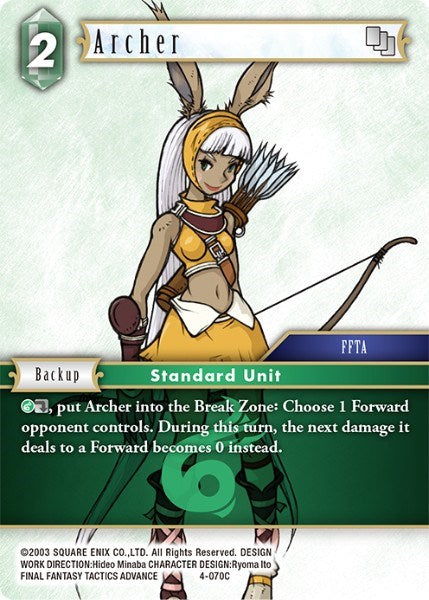 Archer [Opus IV] | Boutique FDB TCG