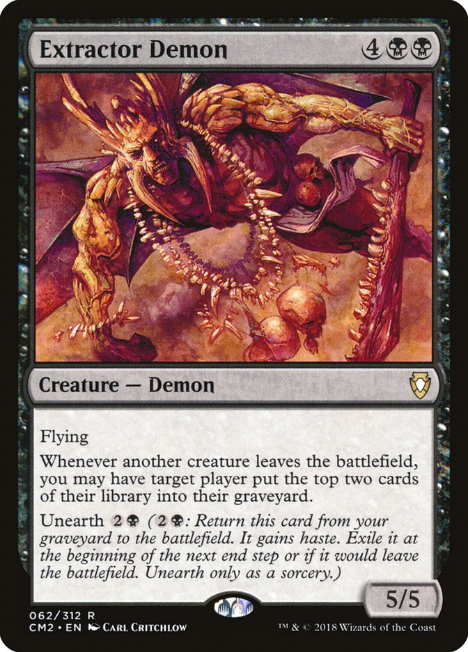 Extractor Demon [Commander Anthology Volume II] | Boutique FDB TCG