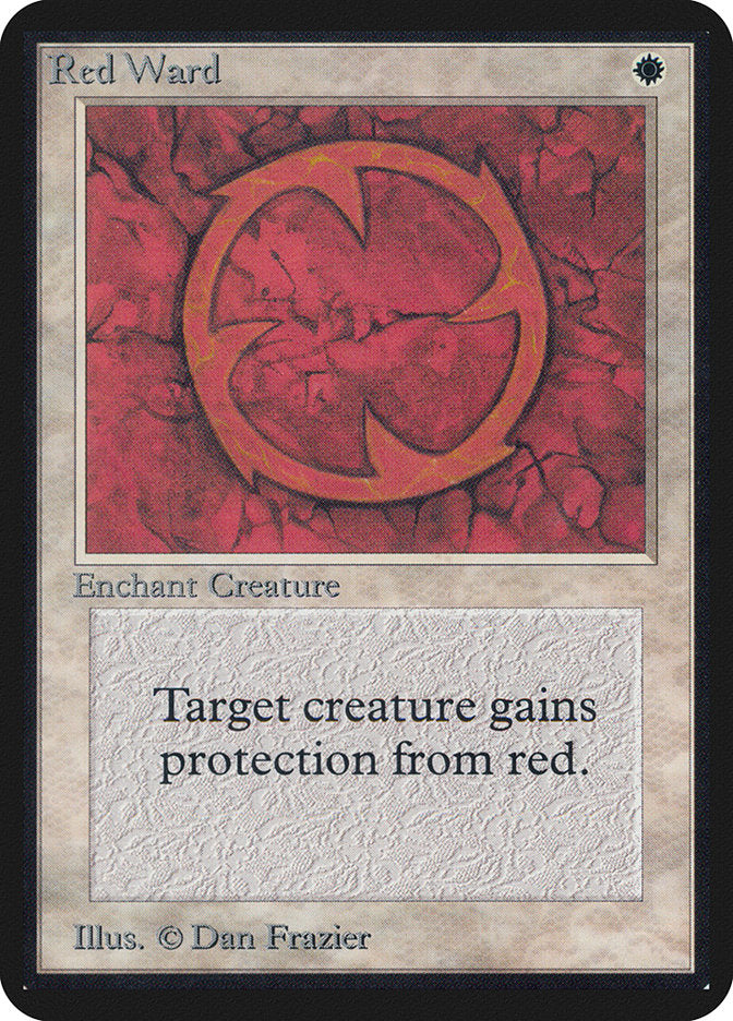 Red Ward [Alpha Edition] | Boutique FDB TCG