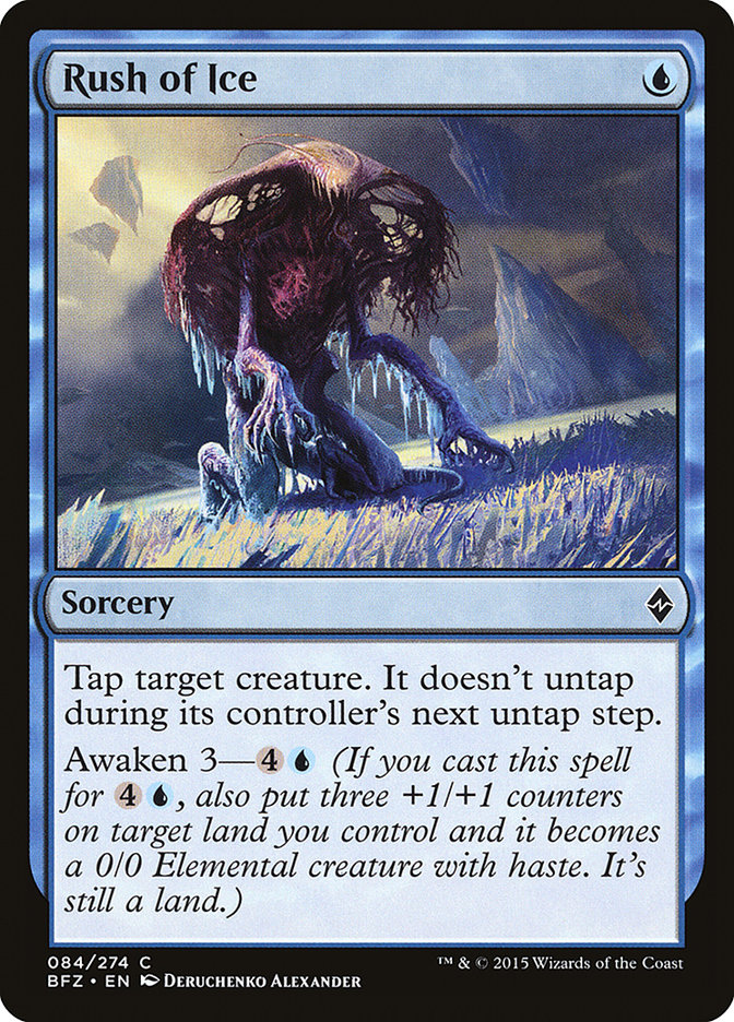 Rush of Ice [Battle for Zendikar] | Boutique FDB TCG
