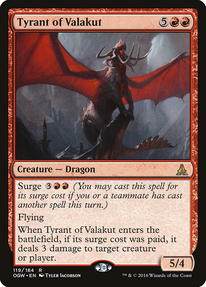 Tyrant of Valakut [Oath of the Gatewatch] | Boutique FDB TCG