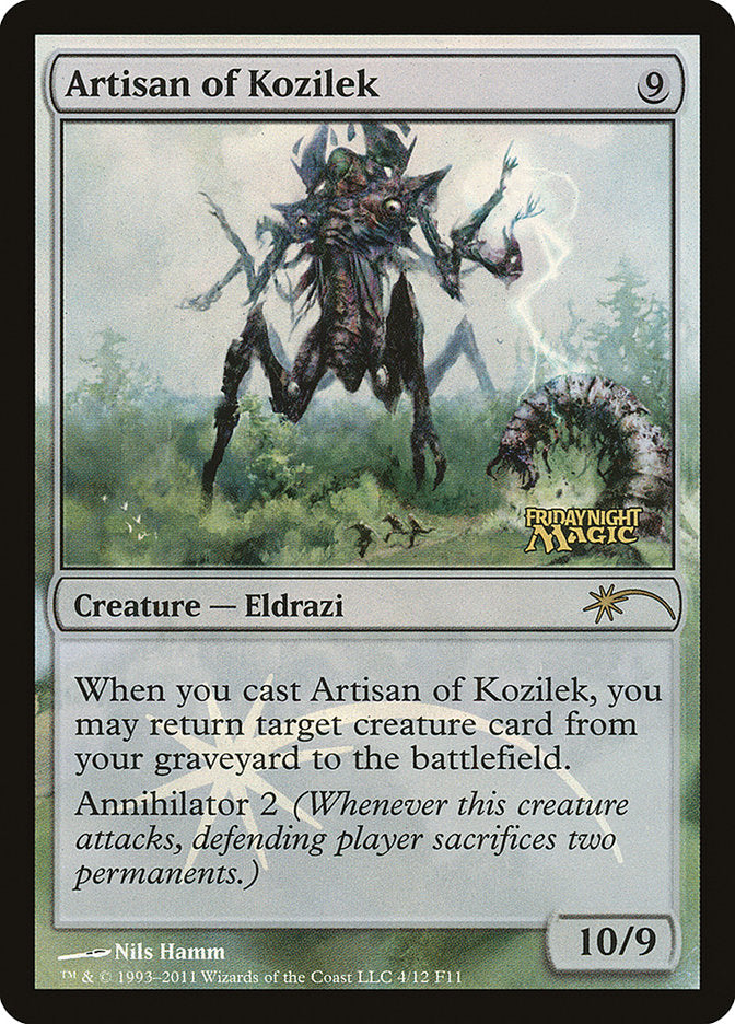 Artisan of Kozilek [Friday Night Magic 2011] | Boutique FDB TCG