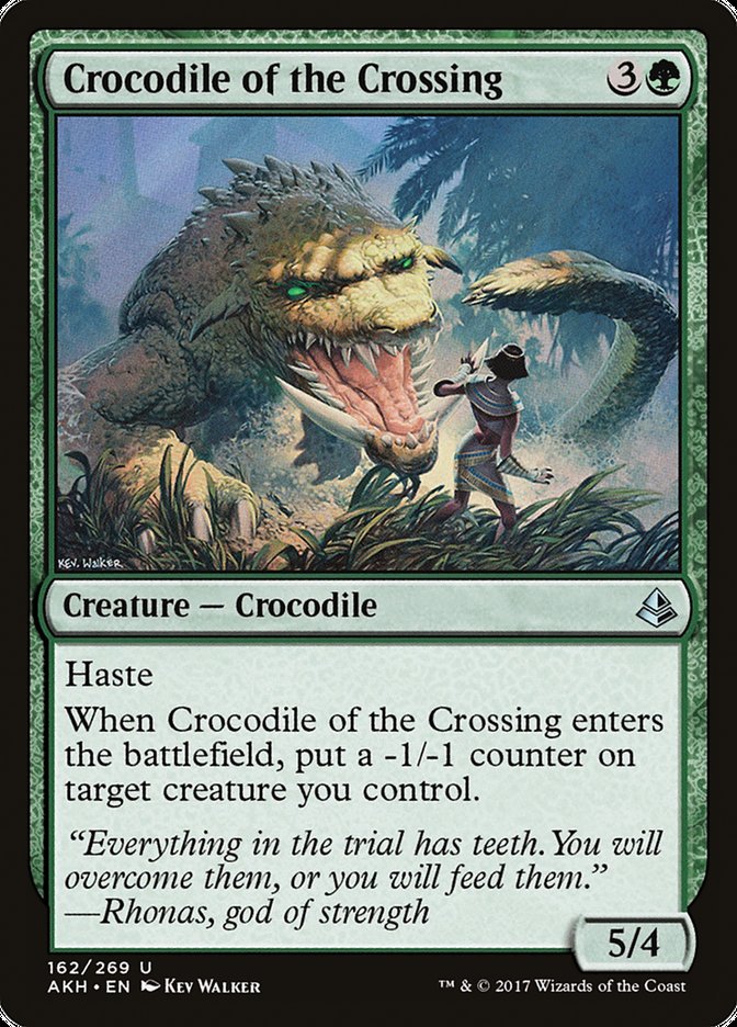 Crocodile of the Crossing [Amonkhet] | Boutique FDB TCG