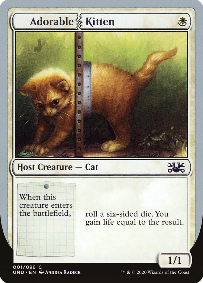 Adorable Kitten [Unsanctioned] | Boutique FDB TCG