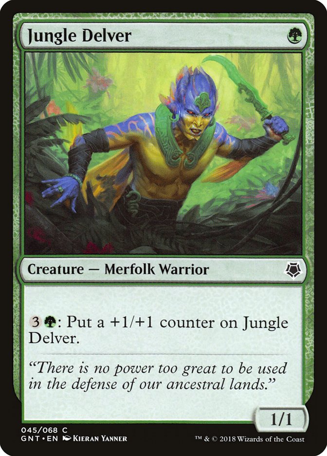 Jungle Delver [Game Night 2018] | Boutique FDB TCG