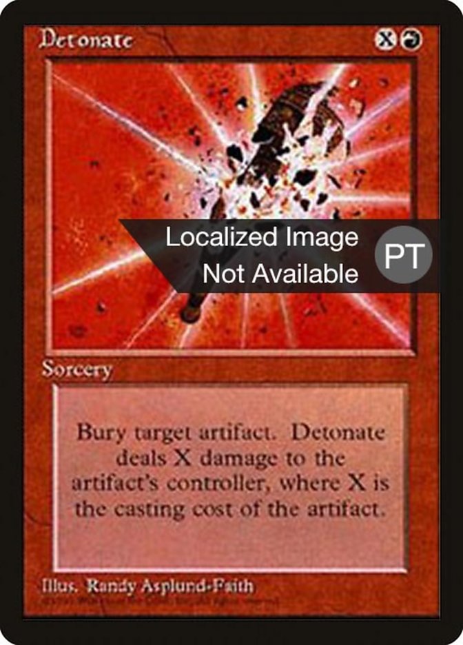 Detonate [Fourth Edition (Foreign Black Border)] | Boutique FDB TCG