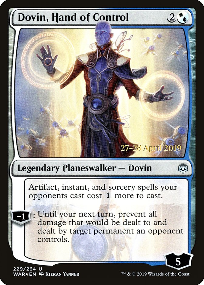 Dovin, Hand of Control [War of the Spark Prerelease Promos] | Boutique FDB TCG