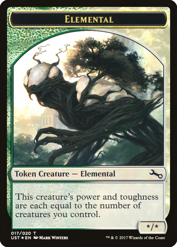 Elemental // Elemental Double-Sided Token (017/020) [Unstable Tokens] | Boutique FDB TCG