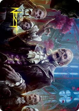 Undead Butler Art Card (Gold-Stamped Signature) [Innistrad: Crimson Vow Art Series] | Boutique FDB TCG