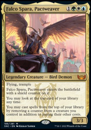 Falco Spara, Pactweaver (Promo Pack) [Streets of New Capenna Promos] | Boutique FDB TCG