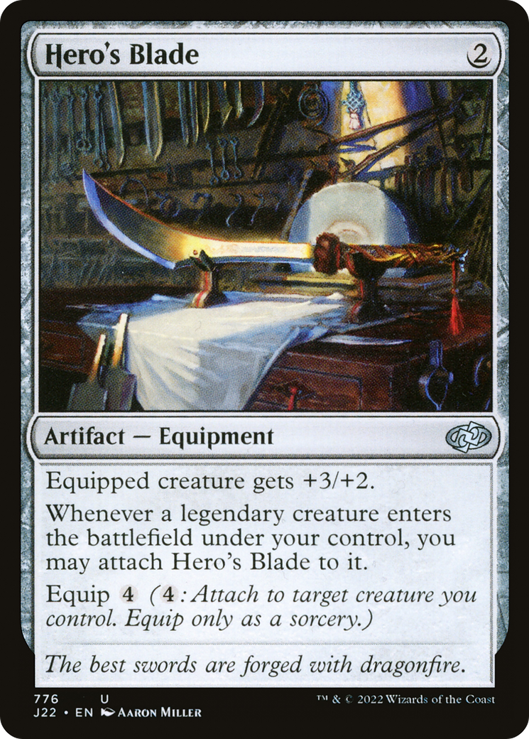 Hero's Blade [Jumpstart 2022] | Boutique FDB TCG