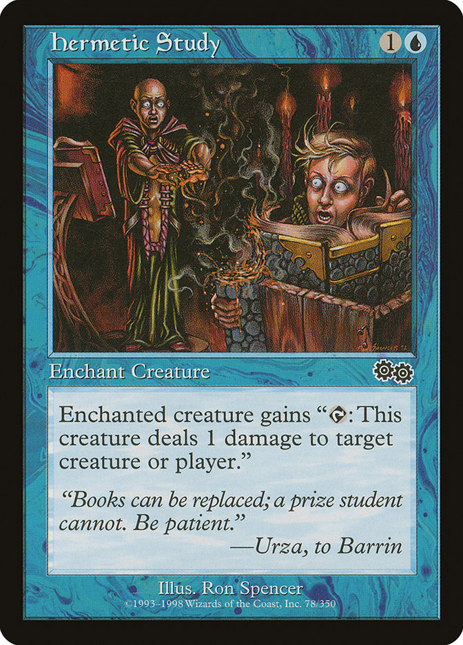 Hermetic Study [Urza's Saga] | Boutique FDB TCG